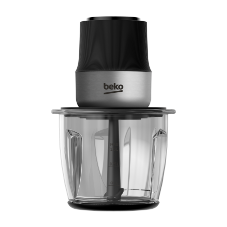 Mini Tocator BEKO CHG81442BX, 1l, 400W, 2 treapte viteza, Argintiu-Negru [0]
