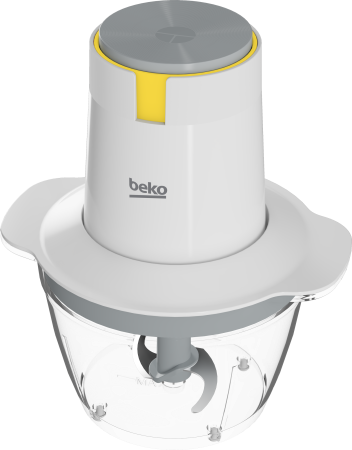 Mini tocator Beko CHP62522W, 500 W, 0.5 L, 1 viteza, 2 cutite otel inoxidabil, Alb [1]