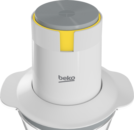 Mini tocator Beko CHP62522W, 500 W, 0.5 L, 1 viteza, 2 cutite otel inoxidabil, Alb [2]