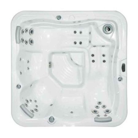 Cazi baie - Minipiscina Wellis, X5, pentru 5 persoane, 218 x 218 x 87 cm