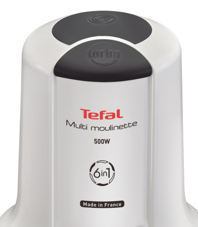 Minitocator Multi Moulinette 6 in 1 MQ723138, 500 W, 6 functii, 4 lame, accesoriu sosuri, alb [4]