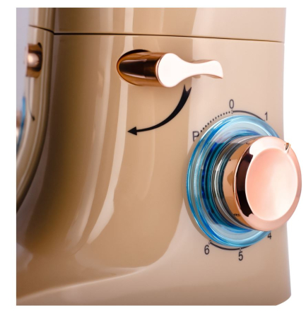 Mixer cu Daewoo DHM200MGC, bol, tip mixer mixer cu bol, putere w 2000, capacitate bol principal l 5.5, crem [6]