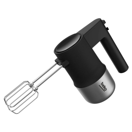 Mixer de mana BEKO HMM81504BX, 500W, 4 Trepte Viteza, Negru-Argintiu [0]