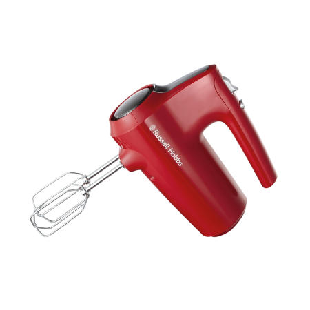 Bucatarie - Mixer de mana Russell Hobbs 27150-56 Desire, 350W, 5 viteze + turbo, accesorii crom lavabile la masina de spalat vase, Rosu