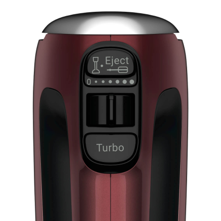 Mixer de mana Tefal PowerMix Silence HT652538, 600W, 6 trepte de viteza, tehnologie Silence600 functie Turbo, 2 teluri, 2 carlige, picior pasator [1]
