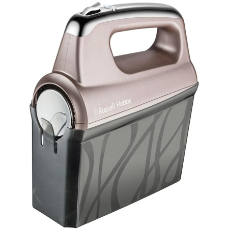 Mixer Russell Hobbs Swirl, 350W, 5 viteze, accesorii incluse, bol inox, gri fumuriu [2]