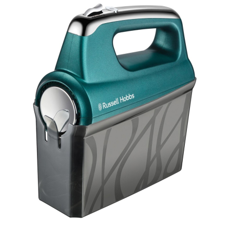Mixer Russell Hobbs Swirl, 350W, 5 viteze, accesorii incluse, bol inox, turcoaz [2]