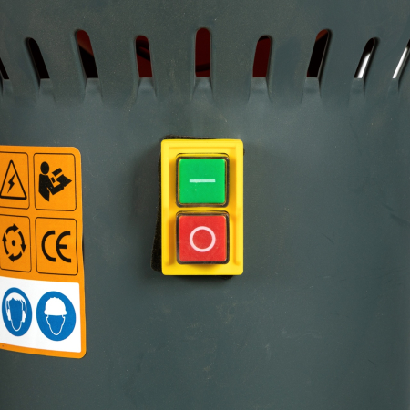 Moara electrica 1300W/19000 rpm cu galeata plastic 60L [4]