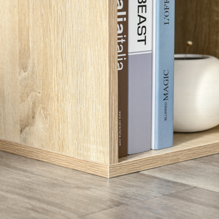  Mobile Libreria Moderno a 6 Cubi in Legno, 65.5x30x97.5 cm, color Rovere [8]