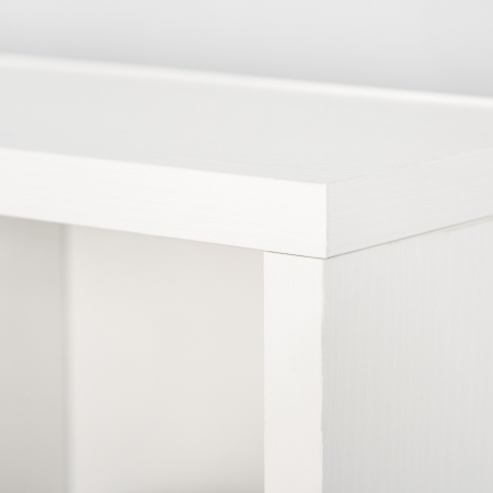  Mobilier Librerie in Lemn 24 Compartimente, Alb, 130.5x89x20cm [8]