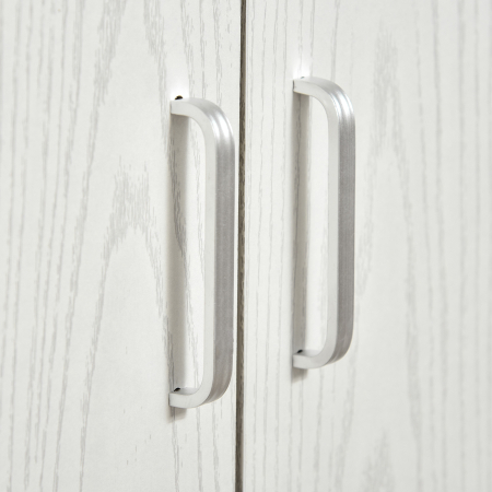  Mobilier pentru Cuptor cu Microunde - Cu Roti si Dulapior, Alb [8]