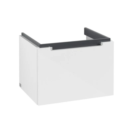Mobilier pentru baie - Mobilier suspendat Villeroy & Boch, Subway 2.0, pentru lavoare incastrabile, 58,7 x 45,4 cm, alb lucios