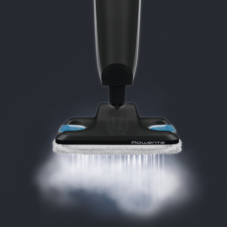 Mop cu abur Rowenta Steam Power RY6555WH, 1200W, 0.6L, filtru anticalcar, 3 setari de reglaj al aburului, Negru/Albastru [6]