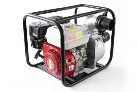 Pompe apa si accesorii - Motopompa Micul Fermier 6.5cp 196cc, benzina 4t, racord 3", debit 60000l/h