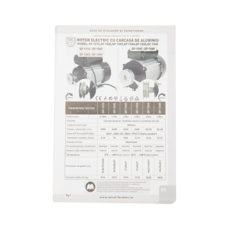 Motor electric Micul Fermier 2.2KW, 2800 rpm, carcasa aluminiu [1]