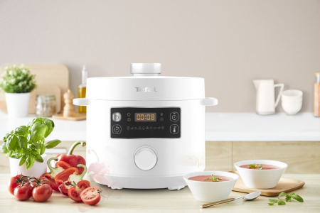 Multicooker cu gatire sub presiune Tefal Turbo Cuisine CY754130, aplicatie dedicata My Tefal, 4.8L, 10 programe automate, Functii inteligente, 12  [2]