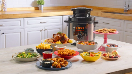 Multicooker cu gatire sub presiune Tefal Turbo Cuisine & Fry CY778830, accesoriu pentru prajit inclus,  aplicatie dedicata , 1200W, 7.6L, 15 program [3]