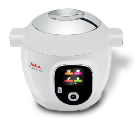 Multicooker inteligent cu gatire sub presiune Tefal Cook4Me+ CY851130, vas cu invelis ceramic antiaderent 6L, aparat de gatit sub presiune, aplicati [11]