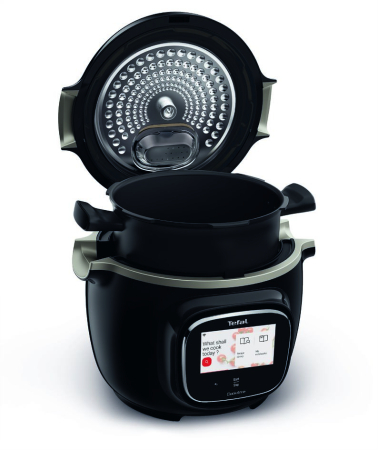 Multicooker inteligent cu gatire sub presiune Tefal Cook4me Touch CY912831 cu conexiune WiFi, aplicatie dedicata, 13 programe de gatire, ecran tac [15]
