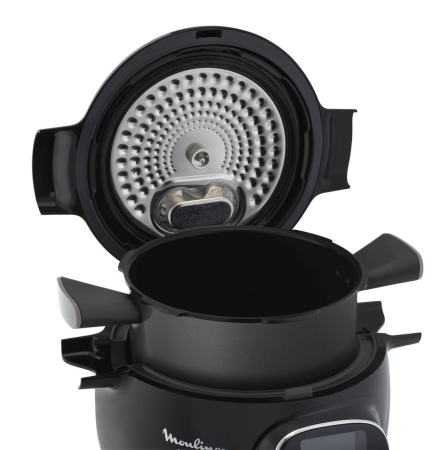 Multicooker inteligent Tefal Cook4Me+ Connect CY855830, aparat de gatit sub presiune cu conexiune bluethooth, vas cu invelis ceramic antiaderent 6L, [13]