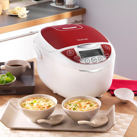 Multicooker TEFAL Fuzzy RK705138, 750 W, 12 functii, tehnologia Fuzzy Logic Artificial Intelligence, 6 moduri de gatit, pornire programabila, 6 acc [5]