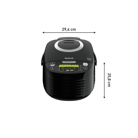 Multicooker Tefal SpheriCook 16in1 RK745800, 820W, capacitate 5L, panou de comanda LED, functie mentinere la cald 24h, negru [13]