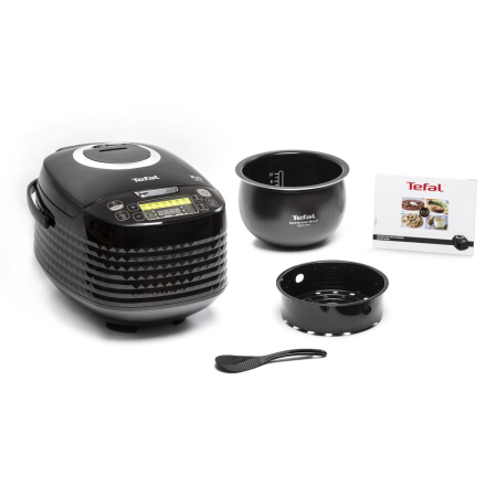 Bucatarie - Multicooker Tefal SpheriCook 16in1 RK745800, 820W, capacitate 5L, panou de comanda LED, functie mentinere la cald 24h, negru