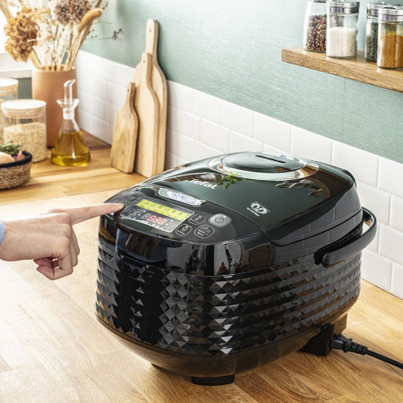 Multicooker Tefal SpheriCook 16in1 RK745800, 820W, capacitate 5L, panou de comanda LED, functie mentinere la cald 24h, negru [2]