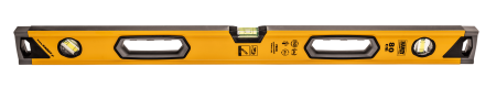 Unelte de vopsit si tencuit - Nivela Hardy seria *44*, lungime 120 cm, 3 fiole
