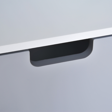  Noptiera stil Nordic 40×38×58 cm, Dulap cu Sertar si Raft din MDF si Lemn de Brad [8]