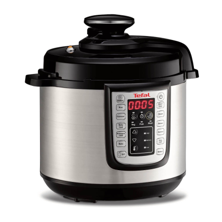 Oala sub presiune electrica Tefal One Pot CY505EE0, 1200W, 5.8L, 25 de programe, functie pastrare la cald, temperatura - timp ajustabile, negru & [1]