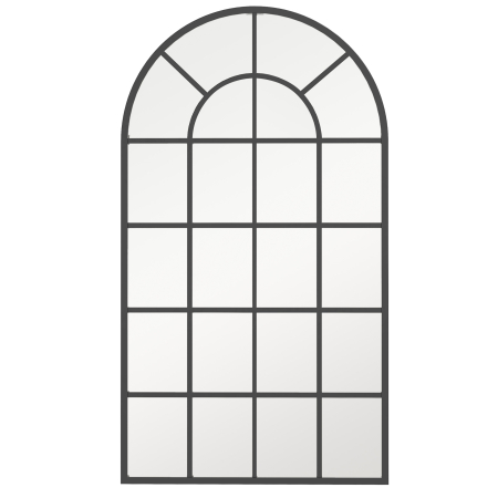 Dormitor & birou -  Oglinda Arcuita cu Cadrul Metalic - Design Modern
