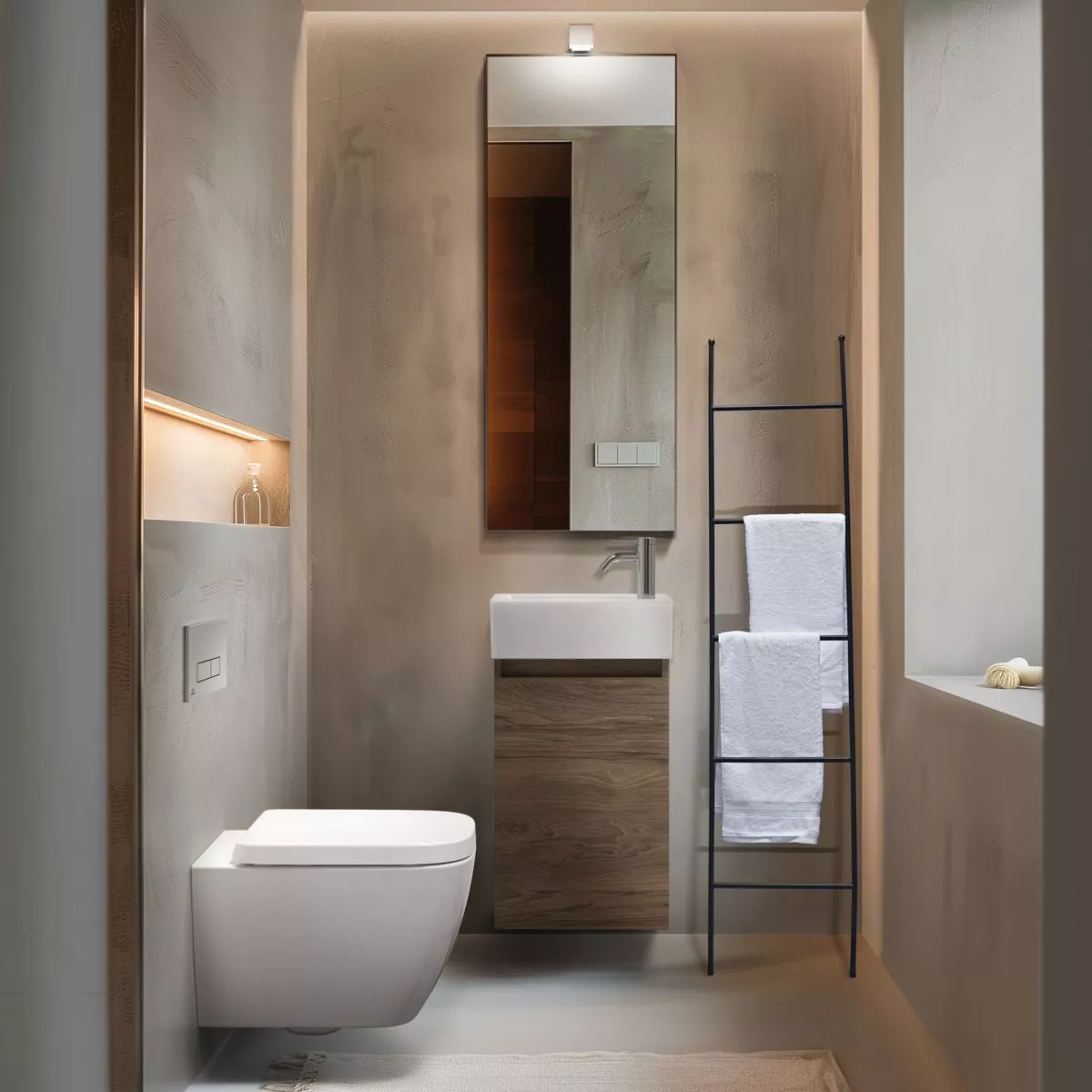 Oglinda baie Ideal Standard Mirror and Light, pe perete, 40 x 100 cm,T3360BH [1]