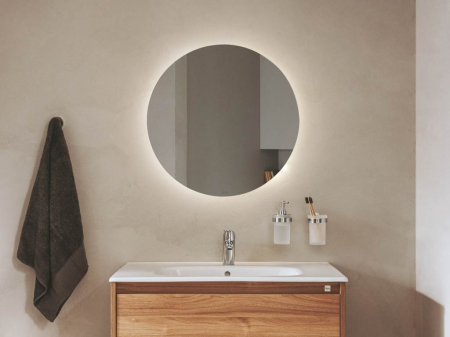 Baie - Oglinda baie Roca A812400000, Luna, zona montaj pe perete, montaj insurubare, iluminare, tip iluminare led