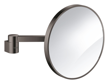Baie - Oglinda barbierit Grohe 41077A00, Selection, pivotanta, factor marire 7X, metal, lucios, grafit