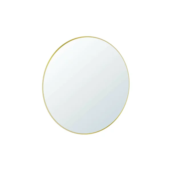 Mobilier pentru baie - Oglinda cu iluminare Led Gala Diam 100x100 cm auriu