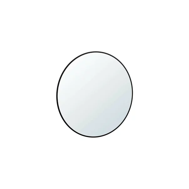 Mobilier pentru baie - Oglinda cu iluminare Led Gala Diam 80x80 cm negru