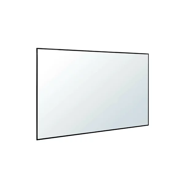 Mobilier pentru baie - Oglinda cu iluminare Led Gala Kuadrant 120x80 cm negru