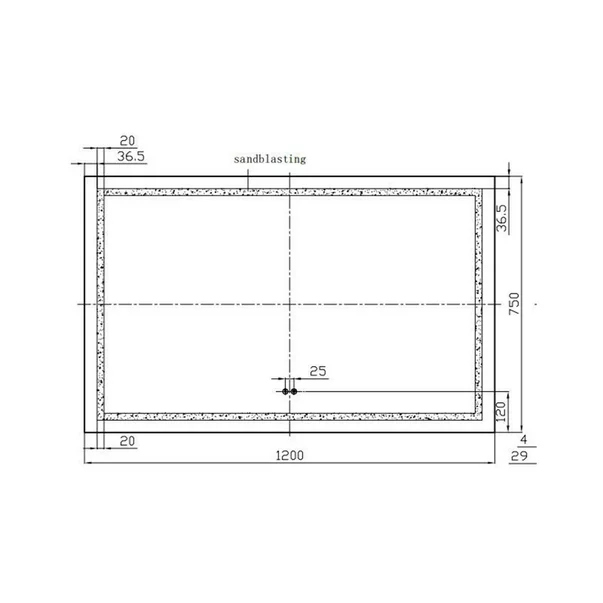 Oglinda cu iluminare si dezaburire Fluminia Ando 120 cm [2]