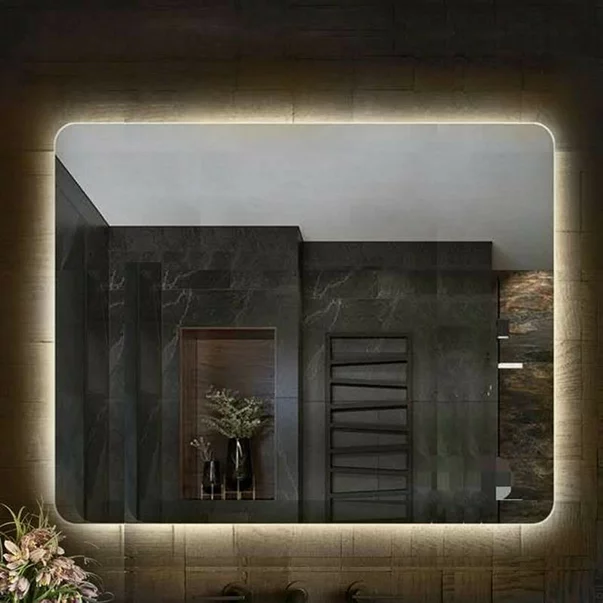 Oglinda cu iluminare si dezaburire Fluminia Verona 100 cm [0]
