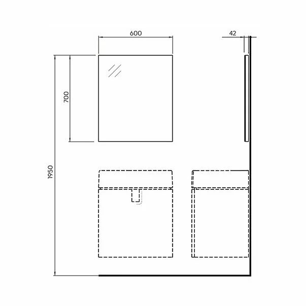 Oglinda Kolo Twins 60x70 cm [3]