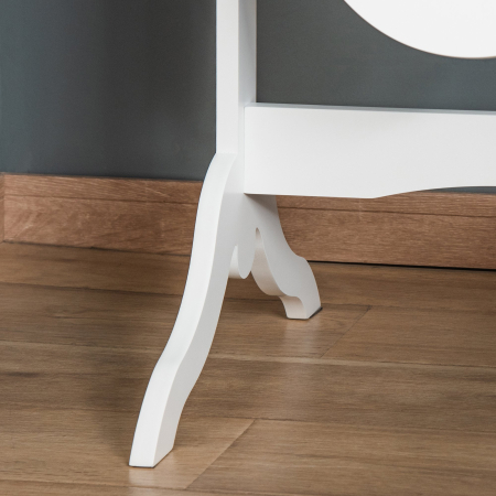  oglinda reglabila cu suport, 47.5x45.5x154.5cm, alba [6]