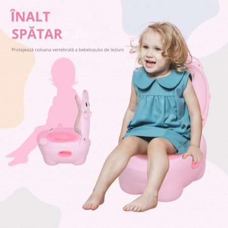  Olita Copii Hipopotam Roz - Antialunecare, de la 6 Luni [4]