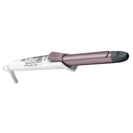 Ondulator de par Rowenta Premium Care Precious Curls CF3460F0, 8 trepte de temperatura 130 - 200 °C, Cronometru, Cashmere Keratin, alb [1]