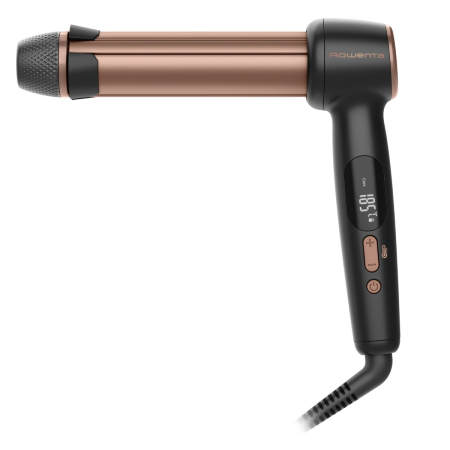 Ondulator de par Rowenta Twist Curl CF4620E0, ajustabil pe 3 diametre, temperatura ajustabila, invelis ceramic, 75 W, negru & roz [9]