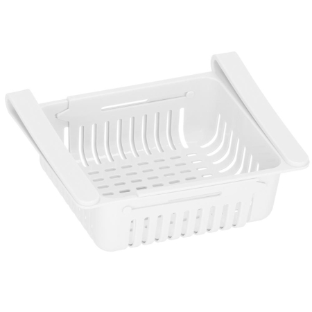Organizator frigider, model cos extensibil, 16x28.5cm, alb [9]