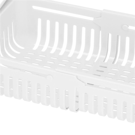 Organizator frigider, model cos extensibil, 16x28.5cm, alb [3]