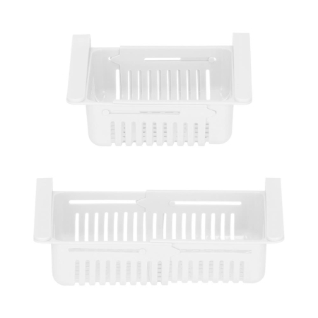 Organizator frigider, model cos extensibil, 16x28.5cm, alb [8]