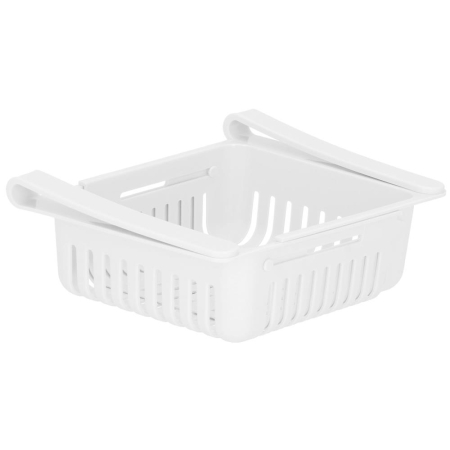 Organizator frigider, model cos extensibil, 16x28.5cm, alb [1]