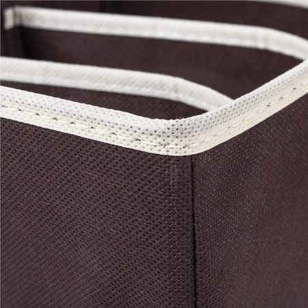 Organizator Sersimo sertar pentru sosete, 7 compartimente, maro [3]